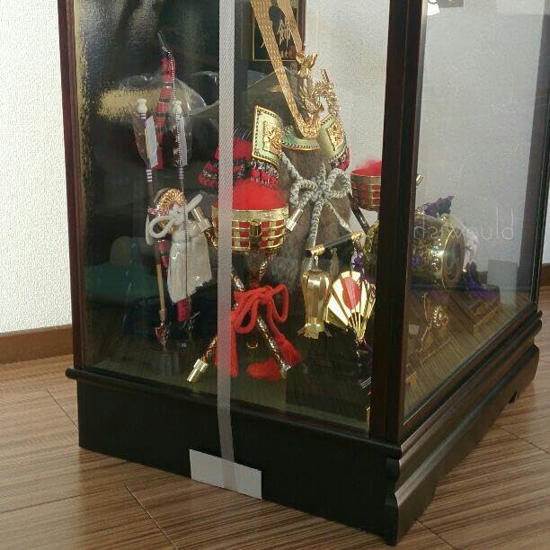 大幅 兜 大幅値下げ！五月人形伊達政宗公兜飾り ガラスケース