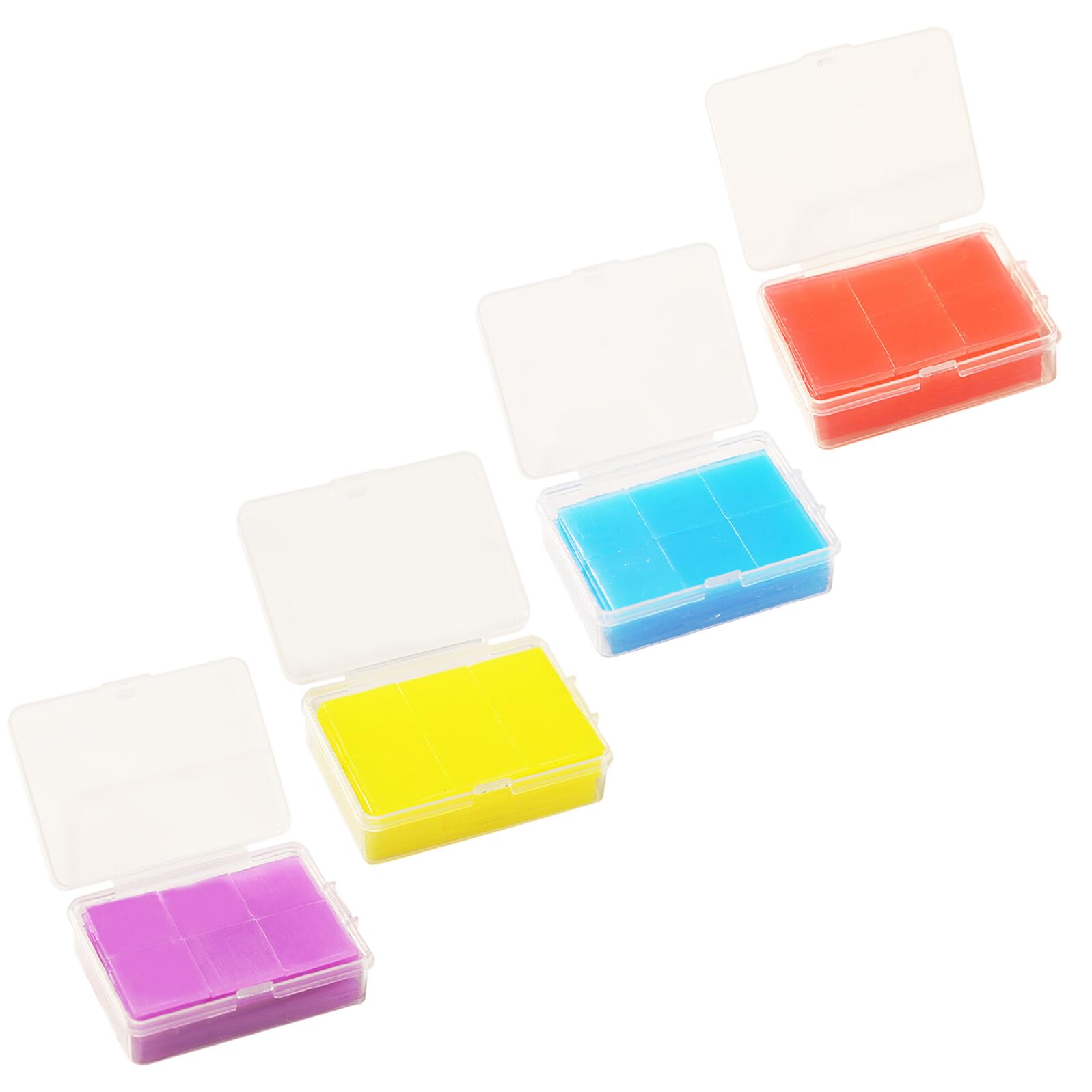 Kit de arcilla adhesiva para pintura de gemas con estuches de colores