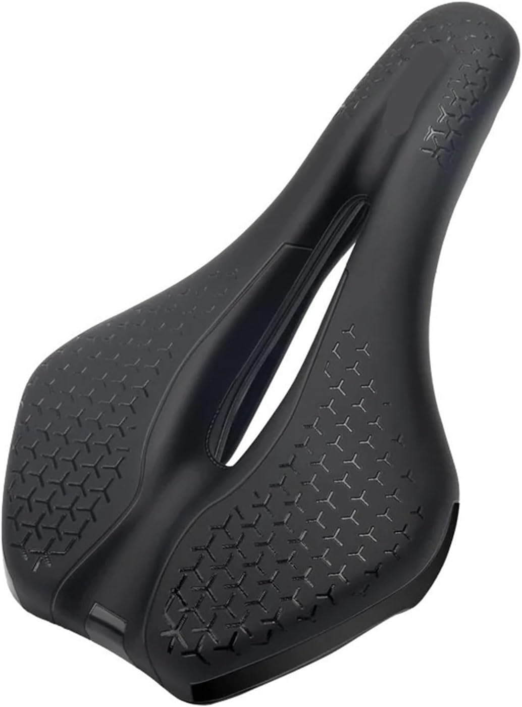 Bicycle Saddle PU Non-Slip Leather Cushion Comfortable Soft Shockproof Road Bike Seat Hollow Breathable Cycling Accessories