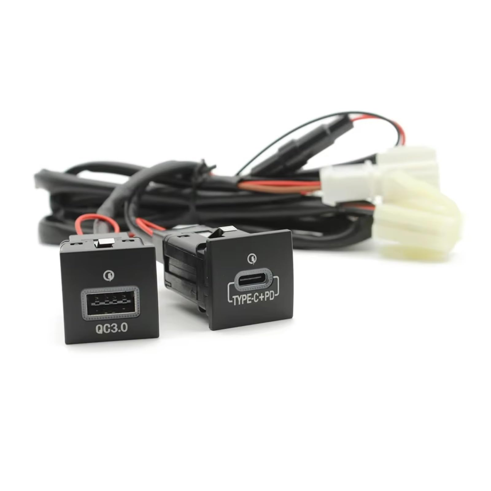 Compatible Con VW Para Golf 6 Para Jetta 5 Para Scirocco 2006-2012 12V 24V USB Rápido Para Cargador Adaptador Corriente QC3.0 PD Tipo Impermeable Puerto USB Coche