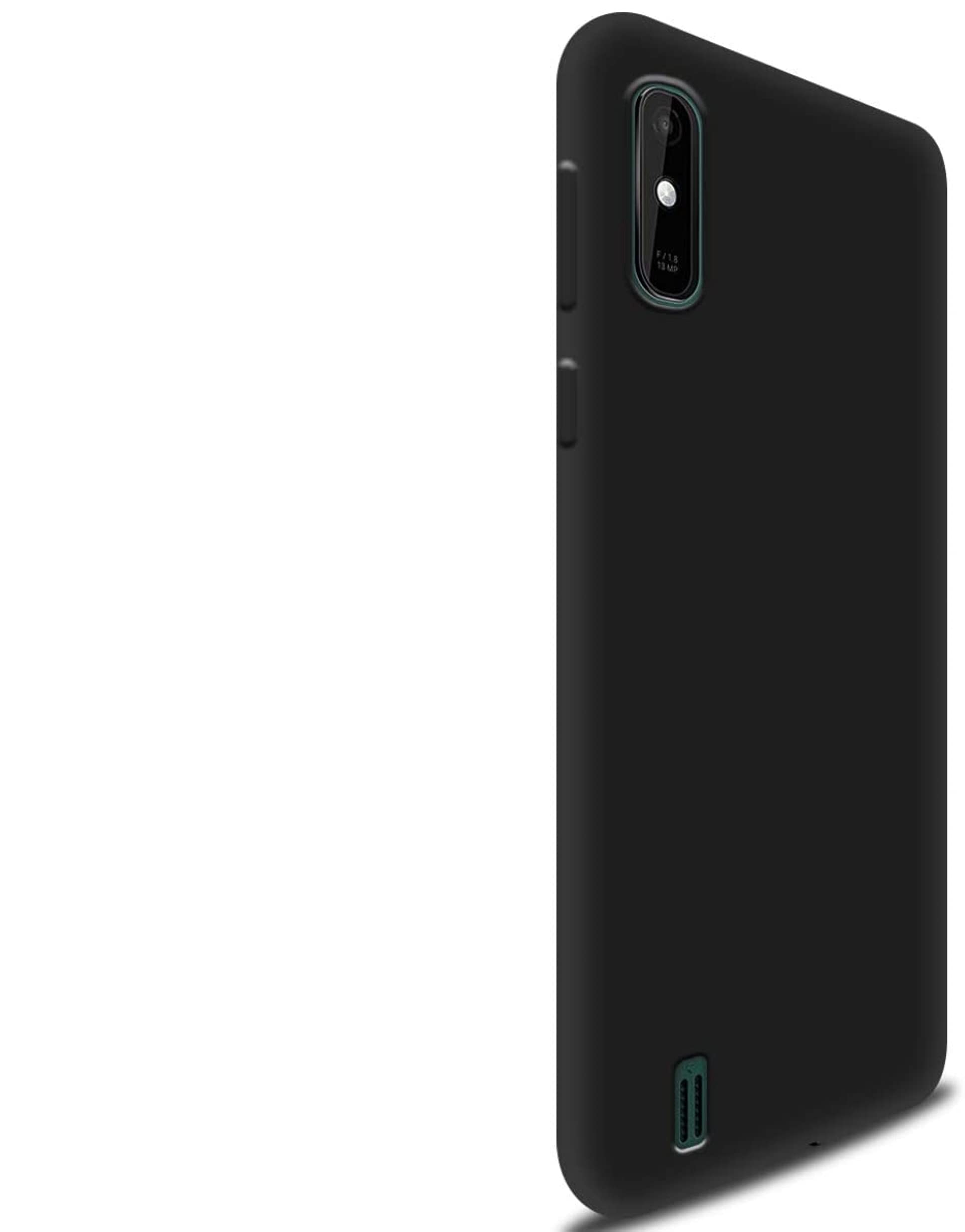 Custodia Morbida In Silicone + Pellicola Vetro Temperato Per WIKO Y81 (W-V680) - Colore Nero