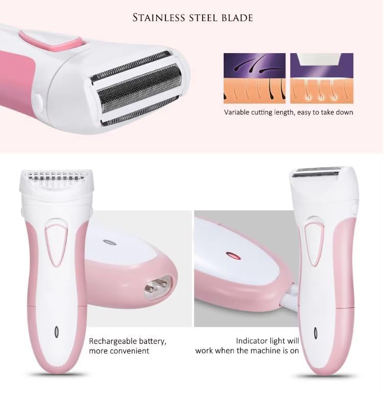 Rechargeable Electric Shaver for Women β Wet & Dry 3