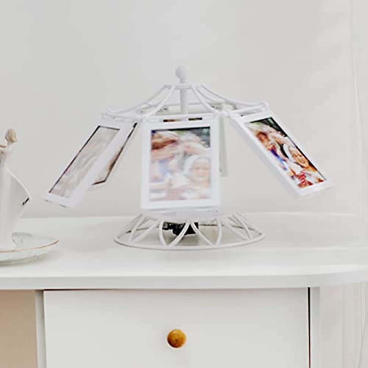 Amazon.co.jp: 回転式フォトフレーム DIY観覧車 回転式風車写真