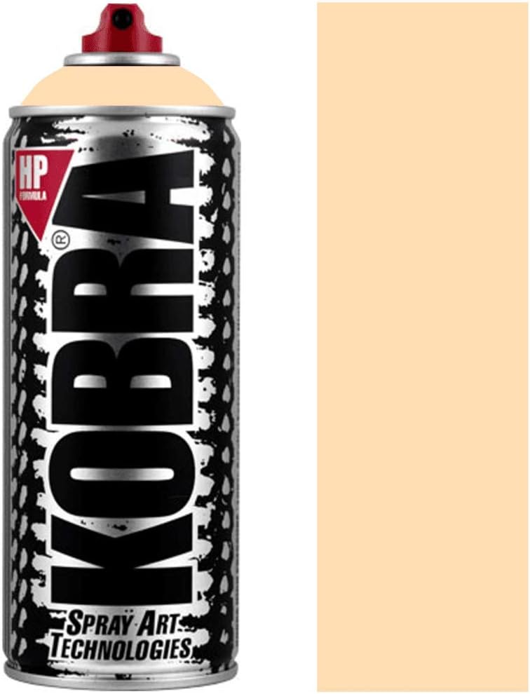 KOBRA HP High Pressure Spray Paint 400ml Can – Professional Grade 100% Acrylic Formula with Matte Finish for Graffiti, Street Art, Crafts & Multi-Surface Use (710 Baby Ass)