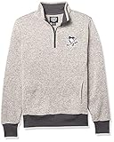 OTS NHL Pittsburgh Penguins Men's Anchorage 1/4-Zip Pullover, Double Arch, Small