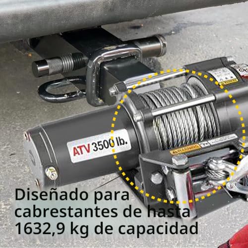 Soporte universal para cabrestante de ATV UTV y camion de 2" 2