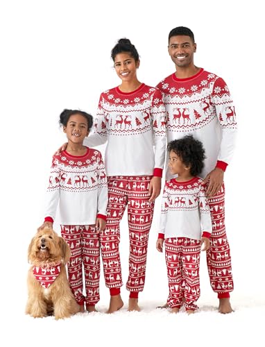 PATPAT Christmas Family Matching Pajama Sets Includes Christmas Socks - Perfect for Family Photos & Holiday Celebrations