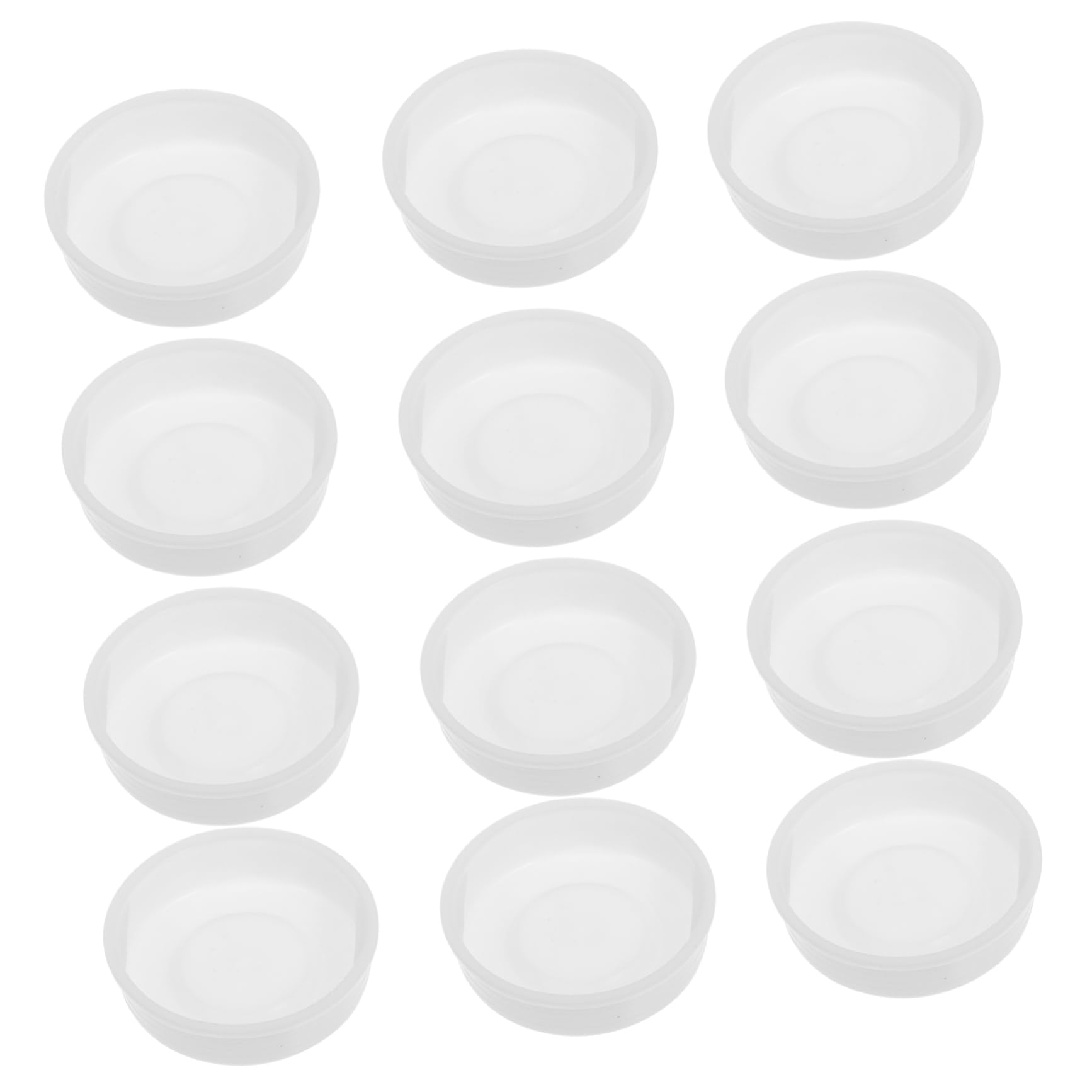 SOLUSTRE 20pcs Mailing Tube End Caps Small End Caps End Plugs for Mailing Tubes Multi-function Round Caps Round End Caps Kraft Paper Tube End Plugs Poster Tube End Plugs White Plastic