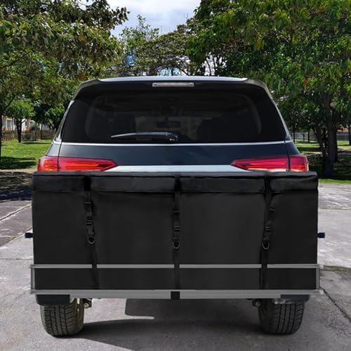 Dachbox Auto, Auto Heckbox Gepäckträgertasche,Transportbox,Gepäckträger für Anhängerkupplung,135 * 51 * 51CM Faltbare dachbox Dachgepäcktransporttasche Wasserdicht Transporttasche für alle Autos