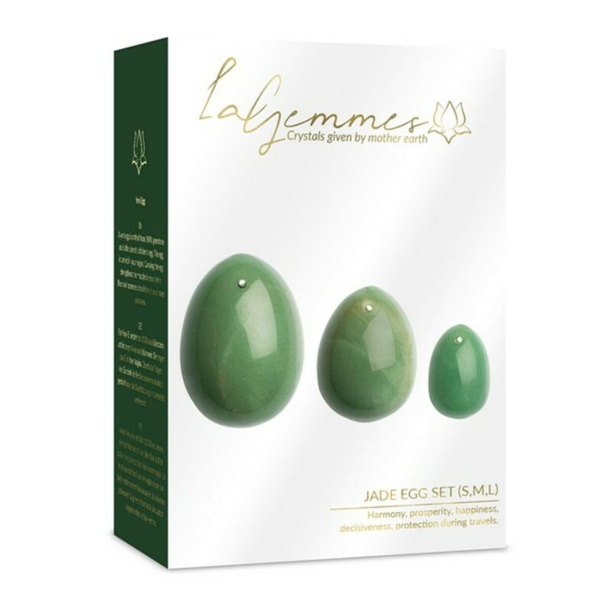 E29241 Yoni Egg Set Reiner Amethyst, 290 g