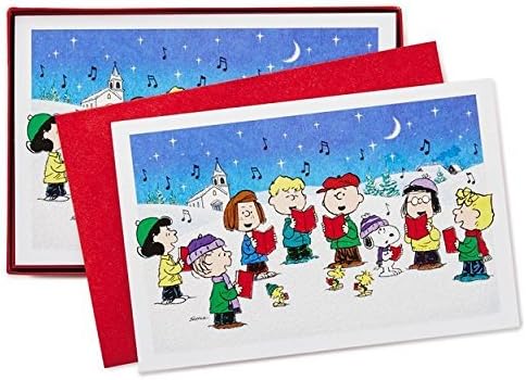 Hallmark Peanuts Gang Boxed Christmas Cards 40 Count