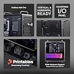 Cooler Master QUBE 540 ATX Mid-Tower PC Case – Highly Customizable Modular Computer Chassis with Movable I/O Panel, Multi-Position PSU Mount, Tempered Glass Panel & Portable Handles – Stardust Iron - Image 2