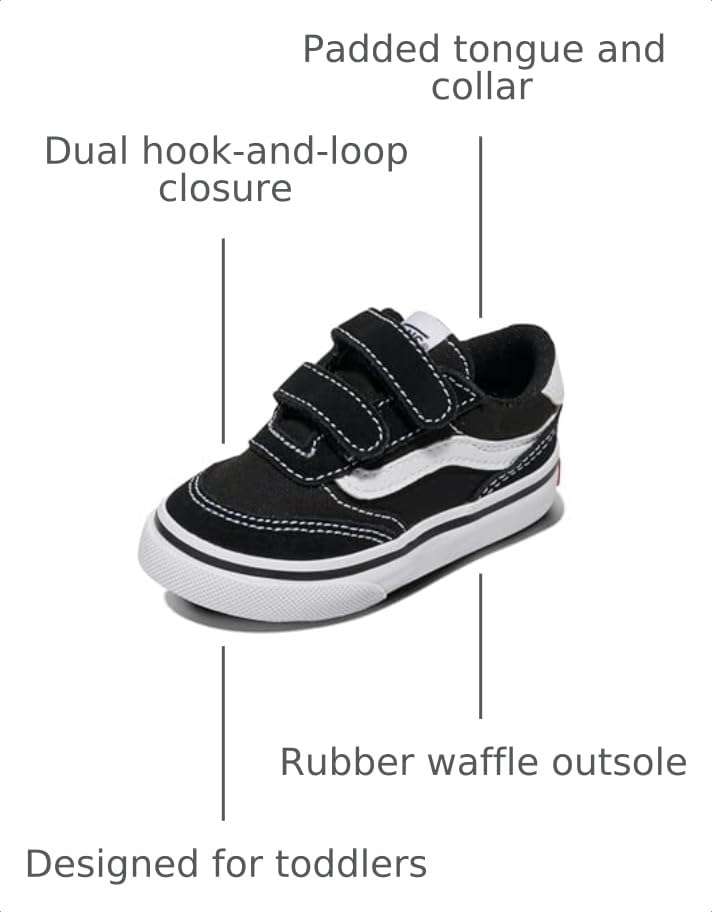 Image of Vans Unisex-Child Brooklyn Ls V Low Top Shoe