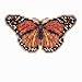 Monarch Butterfly Beaded Counted Cross Stitch Ornament Kit Mill Hill 2012 Spring Bouquet MH18-2105