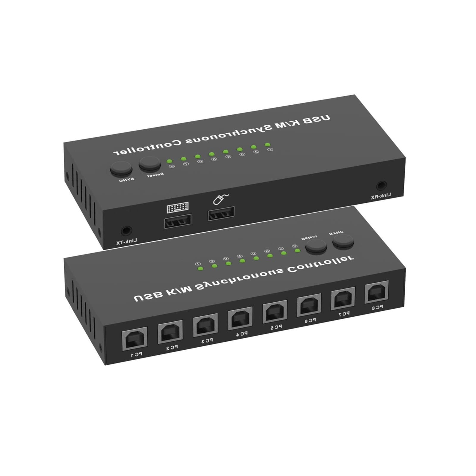 Sincronizzatore USB KVM 4/8/16 Porte – Switch Per Tastiera E Mouse, Plug & Play, Controllo Sincrono Per PC, Gaming E Ufficio