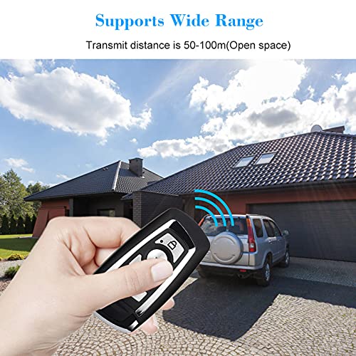 Azesobo 315 MHz de controle remoto sem fio Chave Fob 4 botões Clone Switch Copiar clonagem portátil