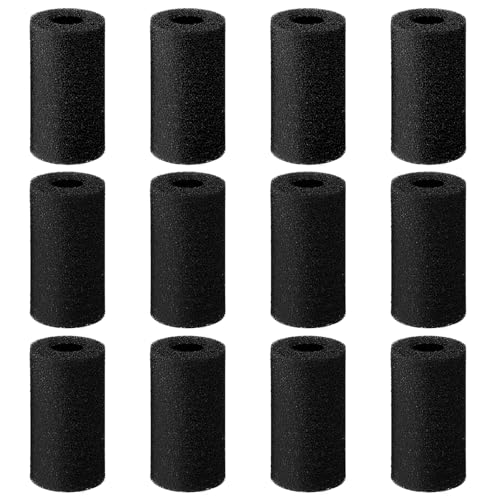 Image of 12Pack Pre-filter Sponge for Aquarium Sponge Filter Aquarium Foam Rolls Shrimp Fry Fish Tank Filters 0.8 inch Intake Replacement Filters Sponges for Small Fish Shrimp Fry Fishes Tank Covers Accessories