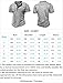 Kenhansion Mens Crew Neck Short Sleeved Tshirts Fashion Basic Regular Fit Henley Shirt Business Casual Button Up Golf Shirt (Grey,3X-Large)