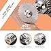 WREOW Cutting Wheels Set, 6PCS High Speed Steel HSS Saw Disc Wheel Cutting Blades with 1/8