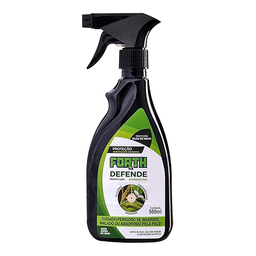 Forth Defende, Pronto Uso, Inseticida, Óleo de Neem, Azadiractina, 500ml
