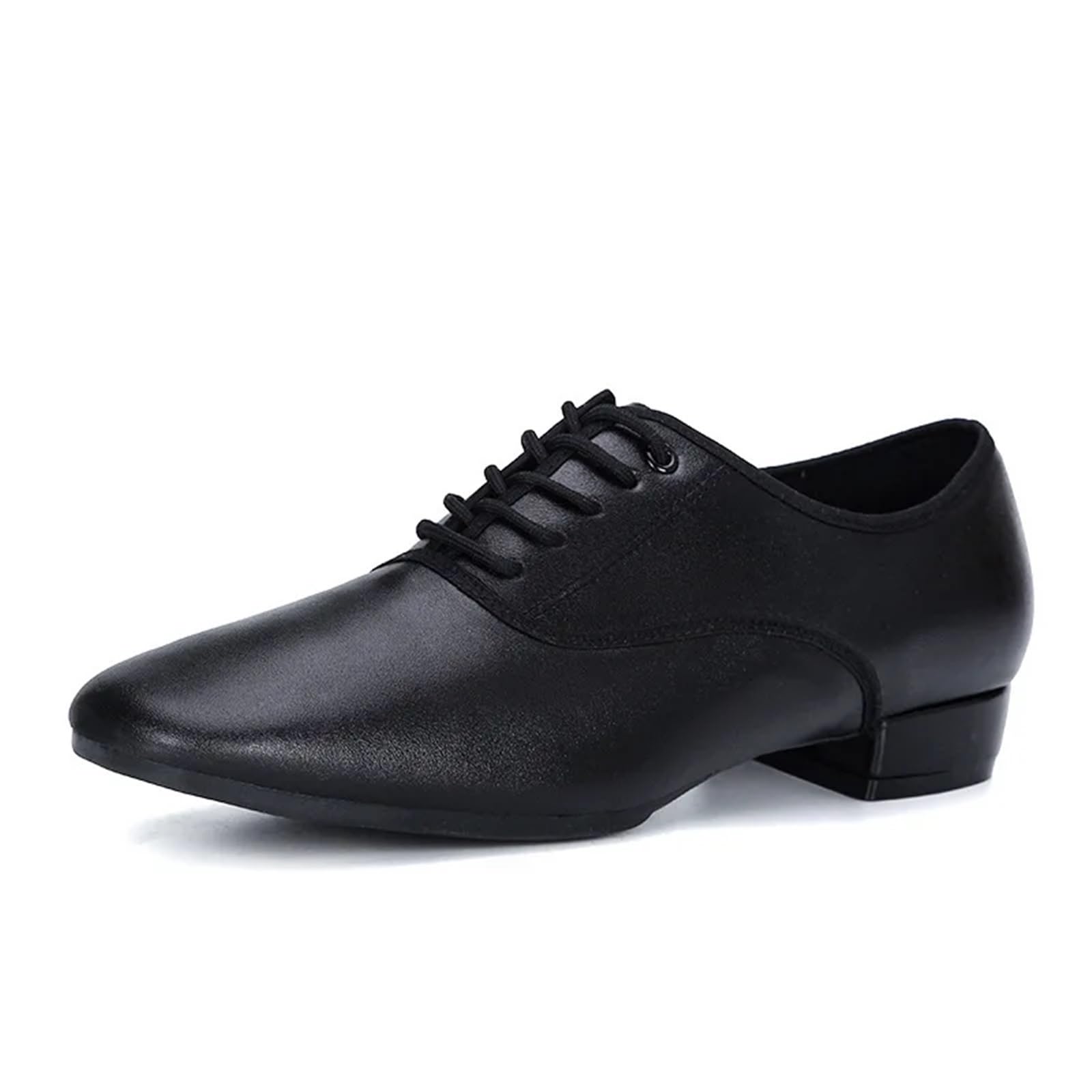 Tanzschuhe Herren Moderne Tanzschuhe for Männer, Gesellschaftstanz, Weiche Gummisohle, Wildledersohle, Optional, Große Größe 46, Männliche Jazz-/Latin-Schuhe, Tango(Rubber Sole,40)