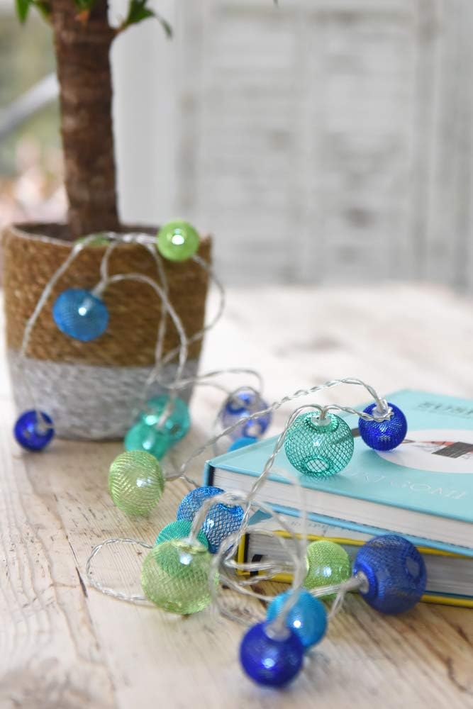 Turquoise Light LED Chain - Battery Operated