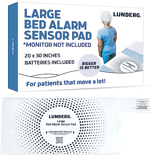 Lunderg Almohadilla de alarma para cama grande, localizador no in...