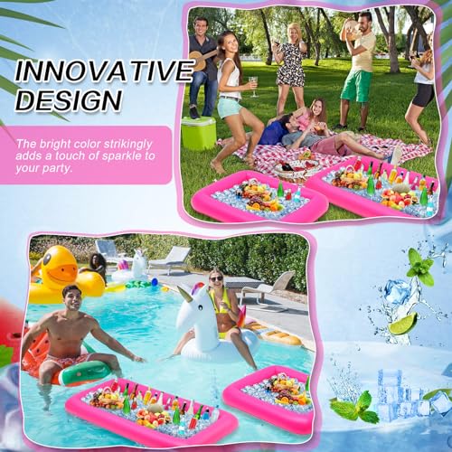 Barra Inflable para Servir Hielo Leitee 4 Pzs Rosa miniatura 6