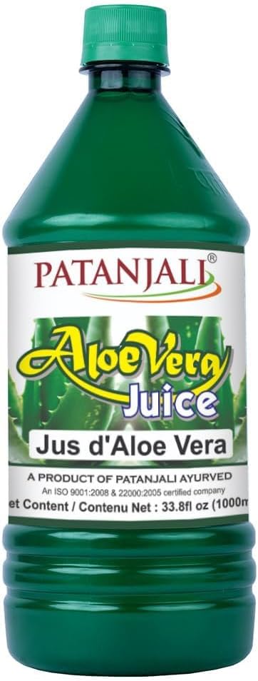 Patanjali Aloe Vera Juice with Fibre 1L / 33.81 fl oz