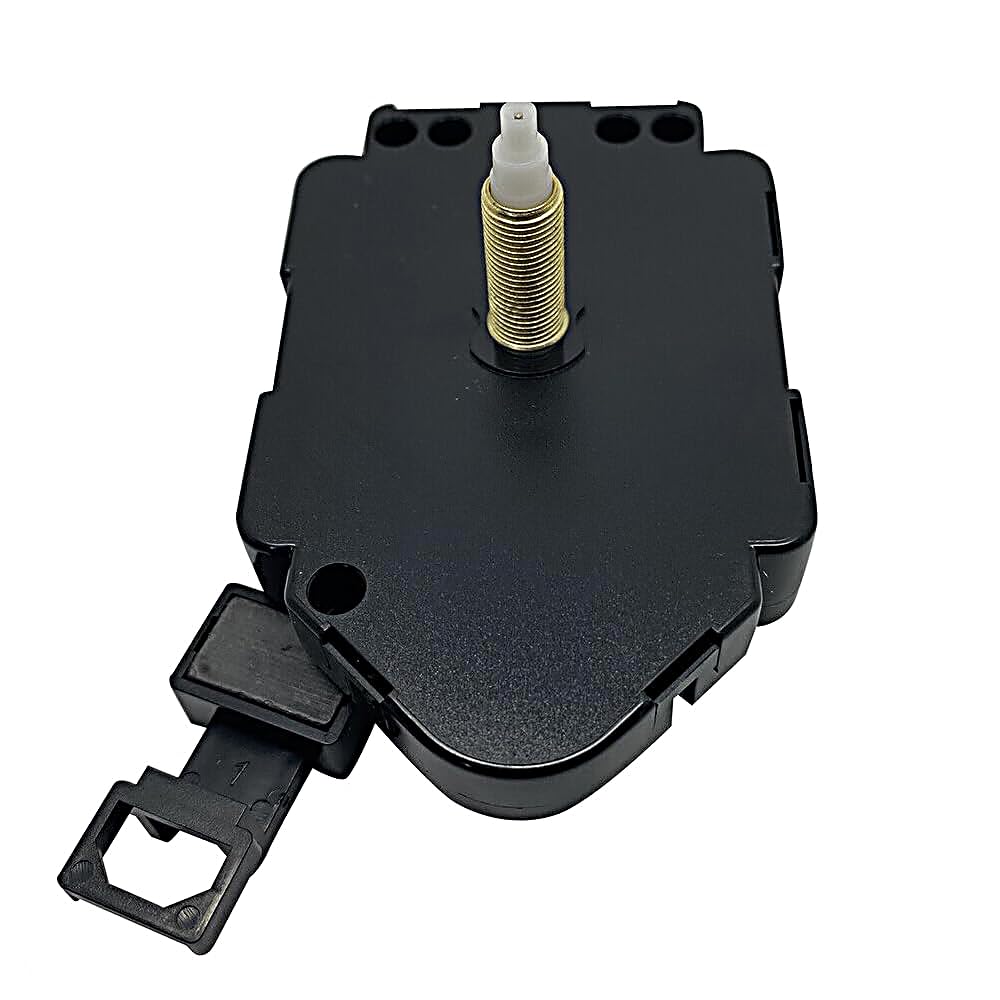 New Quartz Ticking Pendulum Clock Movement Mechanism Battery Operated Replacement Suitable 12888 Replacement Press Fit Hands (Long - 19mm Gold Thread)