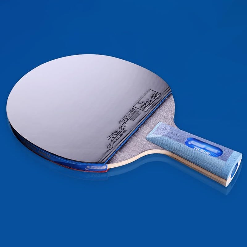 JITEM Ping Pong Paddle,Table Tennis Bat for Advanced Players, 10-Star Table Tennis Racket, Carbon Fiber Professional Performance Ping Pong Bat(Size:Short Handle)