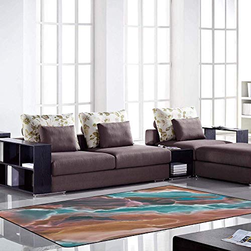 Tapis de sol antidérapant grand format lavable pour sécuriser et décorer - 4
