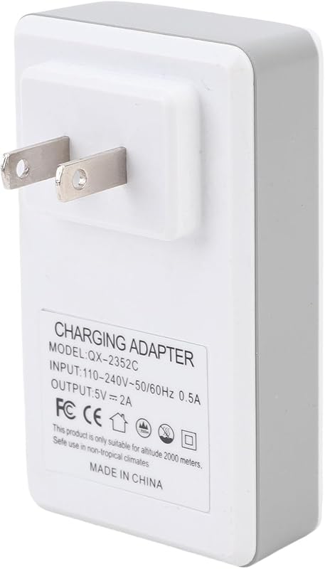 UPS Batería de Respaldo 2600mAh, Fuente de Alimentación Ininterrumpida Salida USB 2A para Cámara Enrutador auto DVR parlante (Enchufe de EE. UU.)