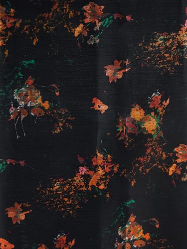 Image of Garden Vareli Nara Chiffon Abstract Floral Print Saree