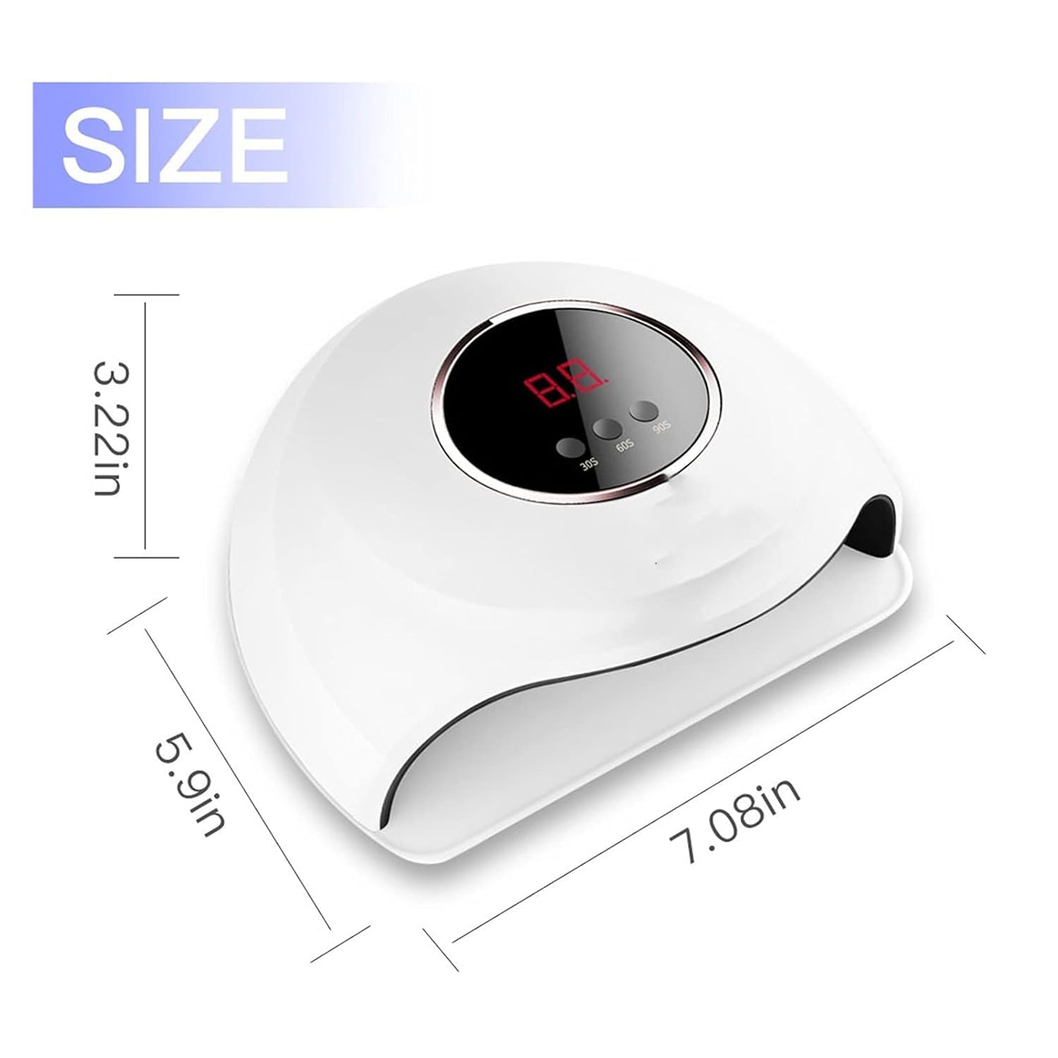 Suszarka do paznokci do manicure 30 LED lampa do paznokci z wyświetlaczem