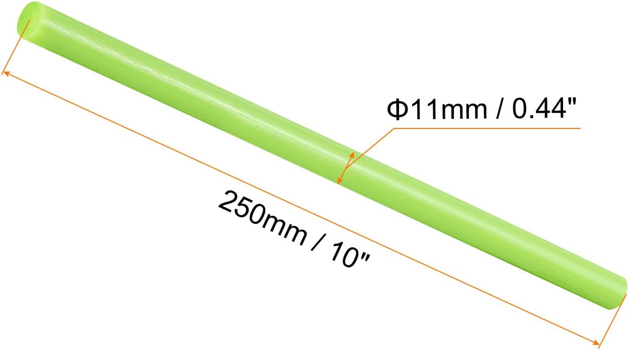 Rebower Hot Glue Sticks Mini Adhesive Hot Melt Glue Gun Sticks, [for Art, Craft, DIY, Card Making] - 0.44" x 10"/Colorful/22 Pcs