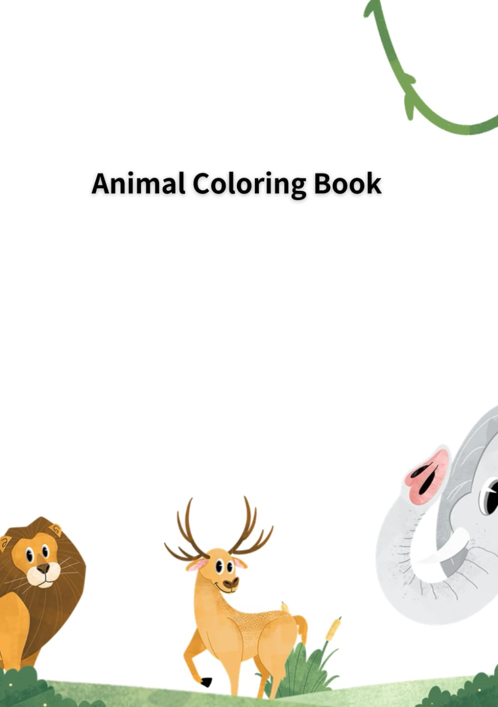 Animal Coloring Book: Easy and Fun for Kids
