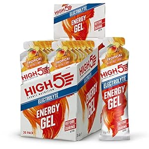HIGH5 Energy Gel with Electrolytes | Quick Release Energy On The Go | 23 g Carbs | 57mg Magnesium | Great Taste…