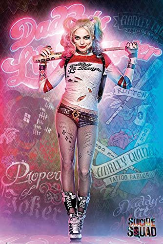 Close Up Poster Suicide Squad - Harley Quinn Debout (61cm x 91,5cm)