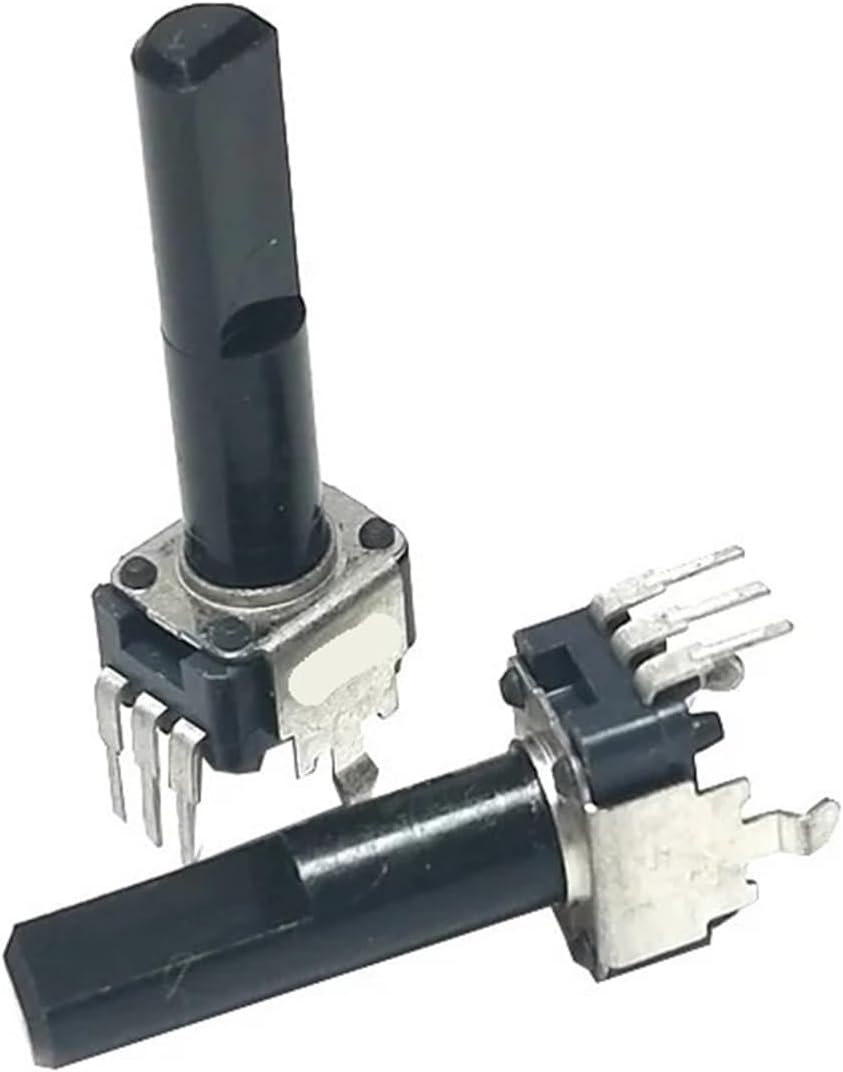 RK09 Rotary Potentiometer B10K With Center Detent Electronic Keyboard Tuning Volume Shaft Length 23MM 5Pcs
