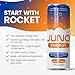JUNO ENERGY Drink Unflavored Sparkling - Sugar Free Electrolytes, 125mg Organic Caffeine from Green Coffee Beans with Celtic Salt, Potassium & Calcium for Hydration & Energy - 12 Pack