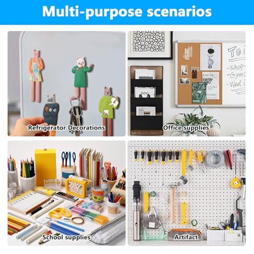 ErShiPing 100 Stück Klebepads Doppelseitig Extra Stark, Doppelseitiges Klebeband Extra Stark, Schaumstoff Klebepads Wasserfest, Selbstklebendes Klebeband Montagepads für Zuhause Büro Auto Schule