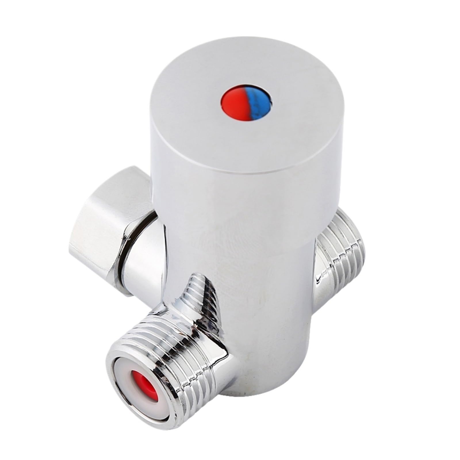 Yilwpv Silver G1/2 Faucet Angle Valve Mixing Mixer Control For Automatic For Kitchen Bathroom For Bathroom