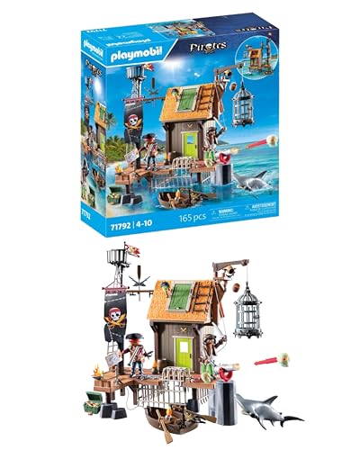 PLAYMOBIL | Pirates | Puerto Pirata con prisión de corsarios |