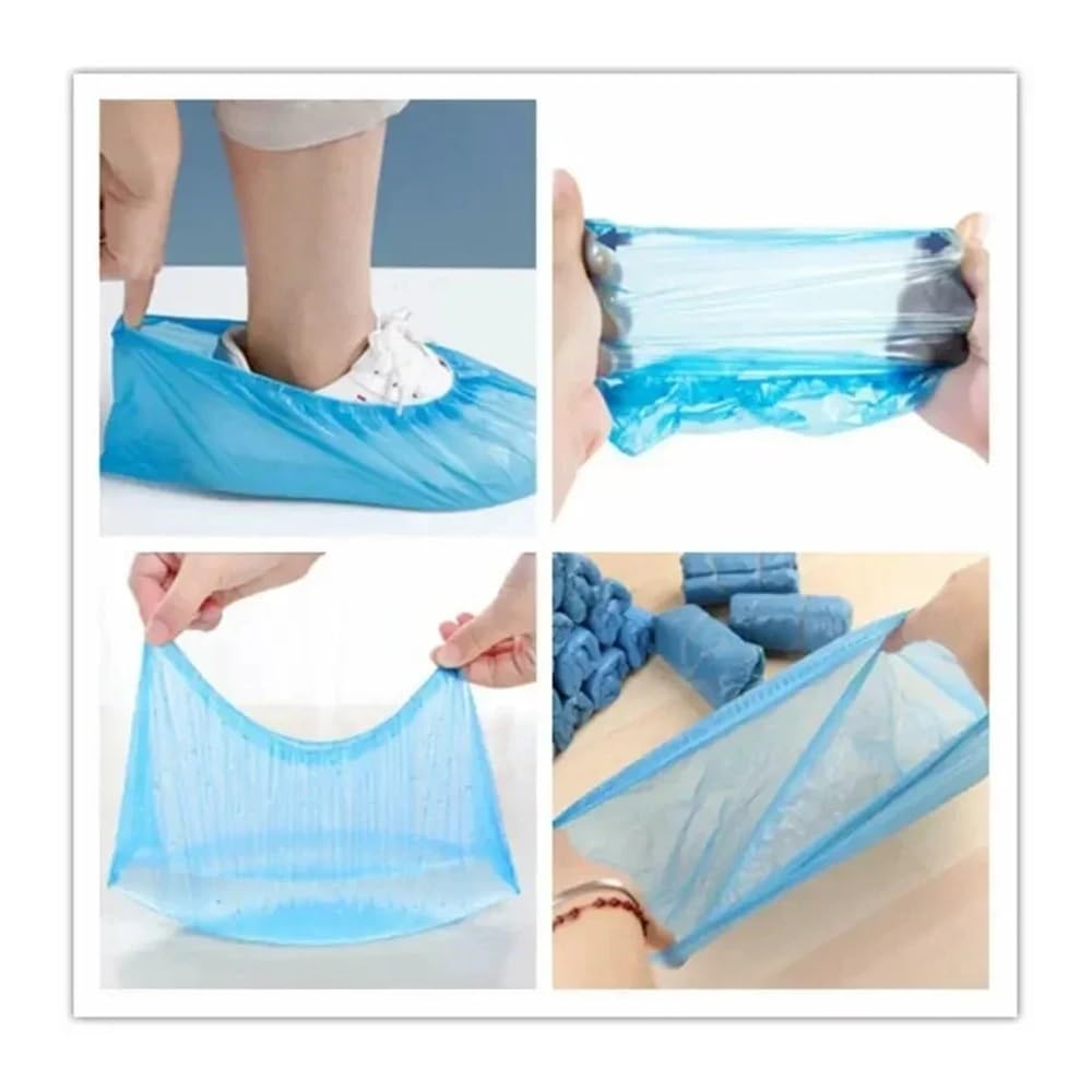 Cubierta acolchada de polietileno, desechable, impermeable, de plástico, antideslizante