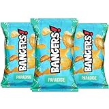 BANGERS! Paradise Caffeinated Potato Chips 6-Pack | 50mg Caffeine Per Bag | Sweet & Savory Energy Chips for Late Nights, Long Shifts & On-the-Go | Unique Tropical Flavor | Gluten Free | 2.5 oz Each