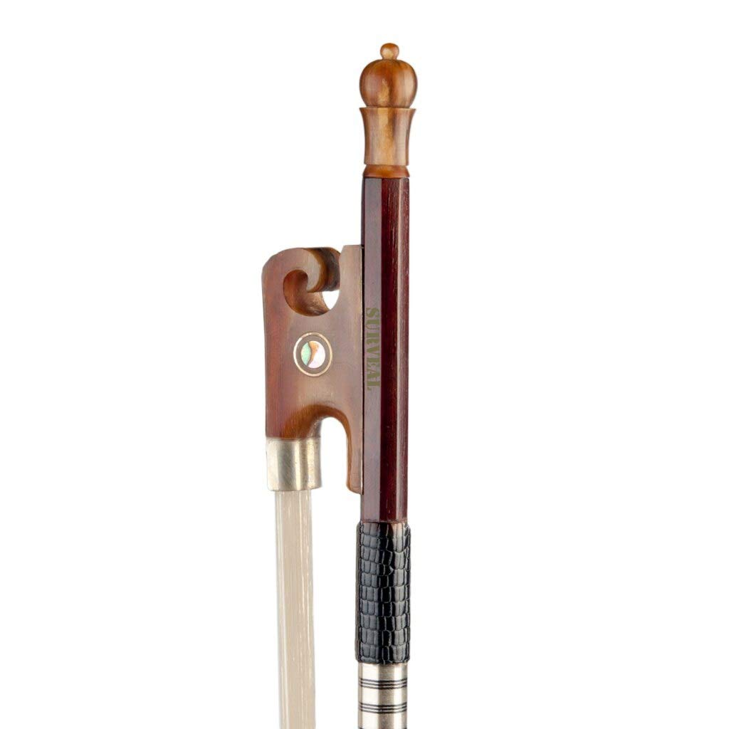 Arco Per Violino Barocco 4/4 Rana Ebano Legno Brasile Capelli - Foto 3