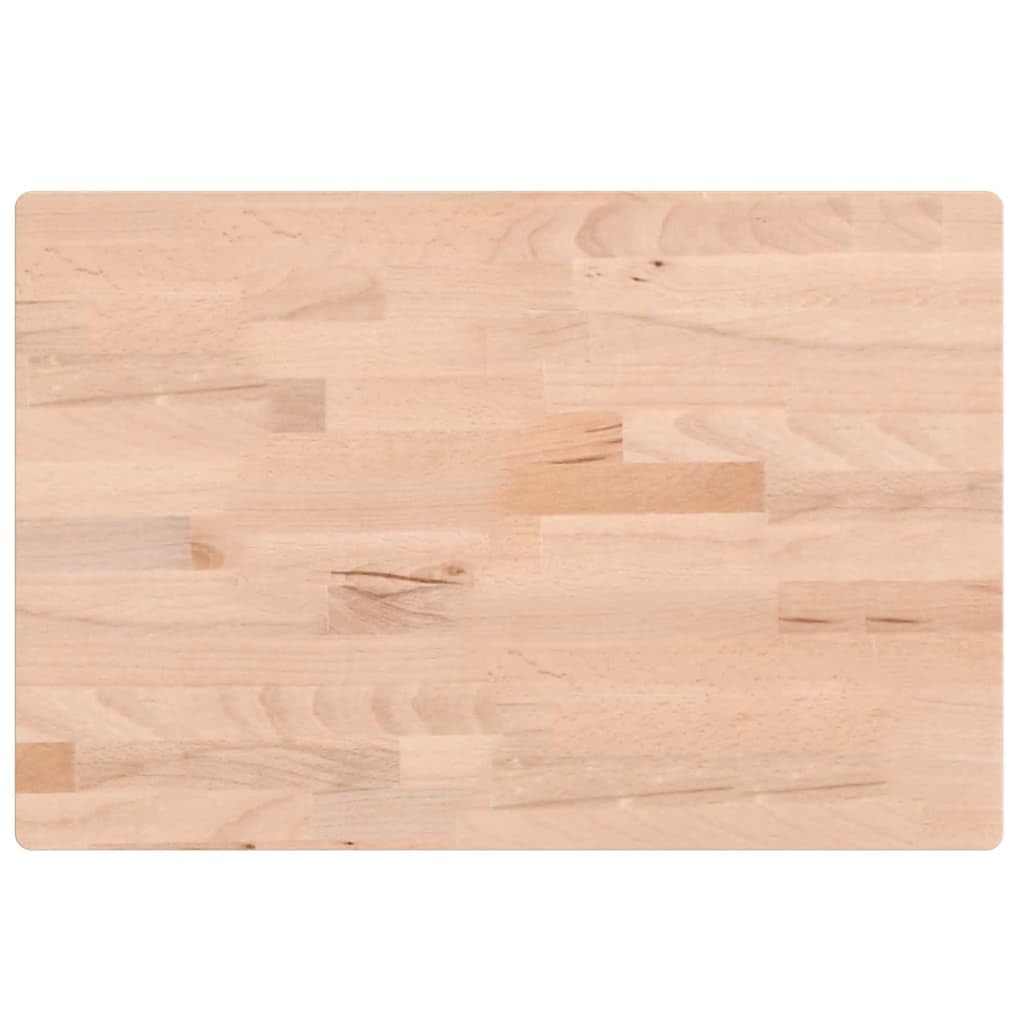 Tapa de lavabo con soporte de 60 x 40 cm, estante para lavabo de pared flotante, consola de lavabo de madera maciza de haya y estructura de acero en forma trapezoidal, placa de madera para