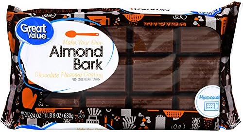 Great Value Chocolate Almond Bark, 24 oz