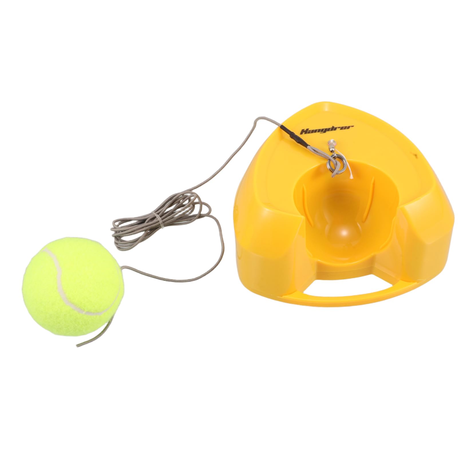 Mikikit Practice Tennis Device Tennis Ball Practice Rebounder Rebound Ball High Rebound Heartshape Base